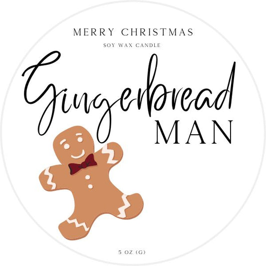 Gingerbread Candle- Small