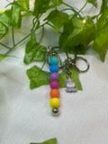 Unicorn and rainbow Keyring