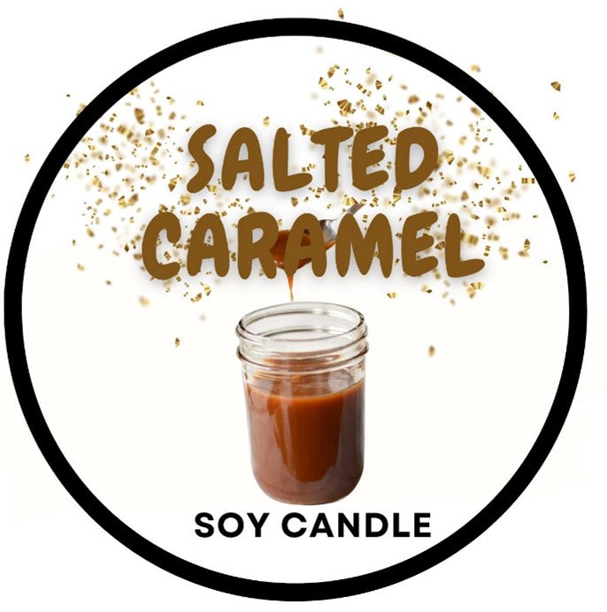 Salted Caramel Candle- Medium